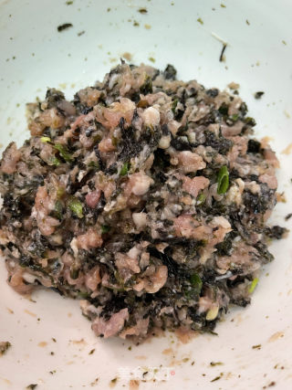 紫菜肉馅饺子的做法步骤：6