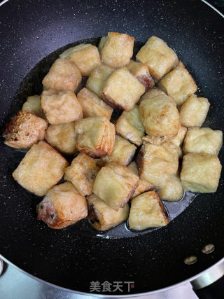 煎酿油豆腐的做法步骤：8