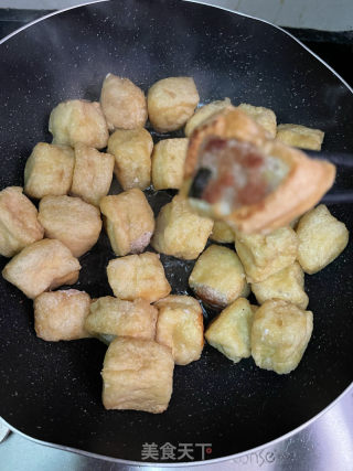煎酿油豆腐的做法步骤：6