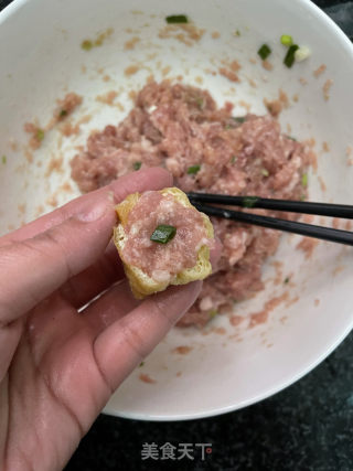 煎酿油豆腐的做法步骤：4
