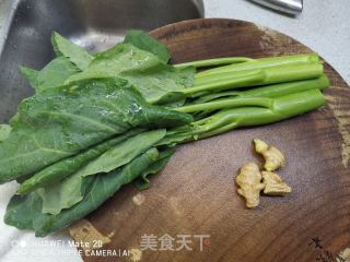 姜汁芥兰的做法步骤：1