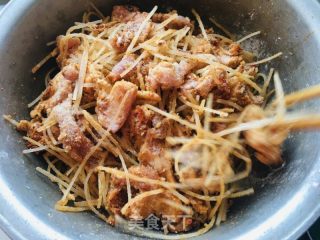 农家蒸肉的做法步骤：8