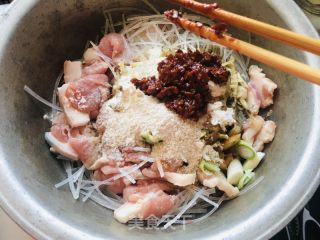 农家蒸肉的做法步骤：7