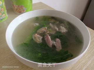 芥菜瘦肉螺汤的做法步骤：5