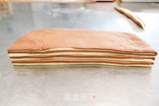 斑马纹金砖吐司的做法步骤：9