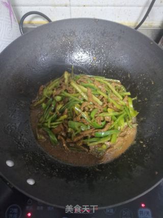 辣椒炒肉丝的做法步骤：6