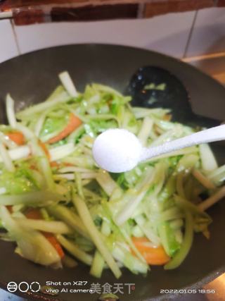 蒜香茭白菜的做法步骤：5