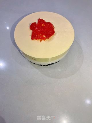 杨枝甘露慕斯蛋糕的做法步骤：24