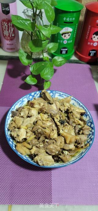 鹿茸菇蒸鸡的做法步骤：7