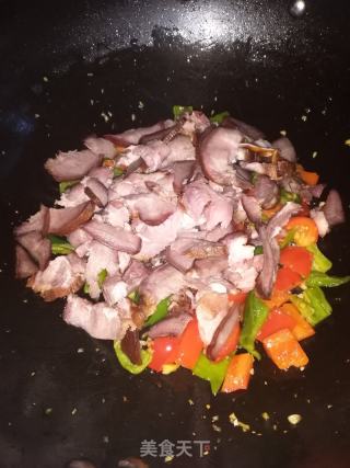 双椒腊舌的做法步骤：5