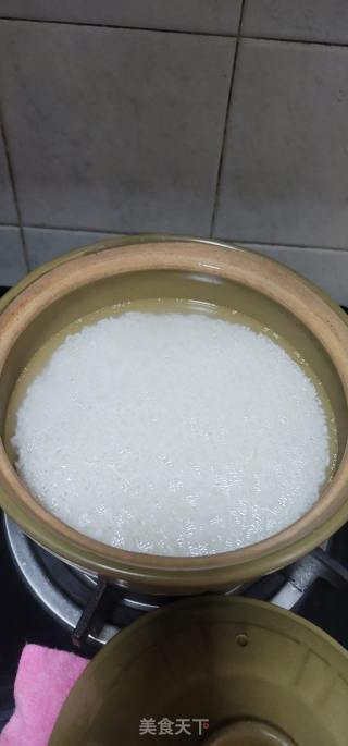 腊肠窝蛋煲仔饭的做法步骤：5