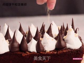 皇冠坚果布朗尼，如同皇冠般华丽，比巧克力更甜蜜的做法步骤：9