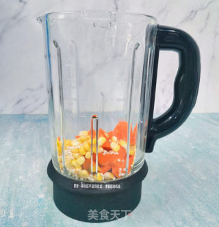 胡萝卜玉米汁的做法步骤：2