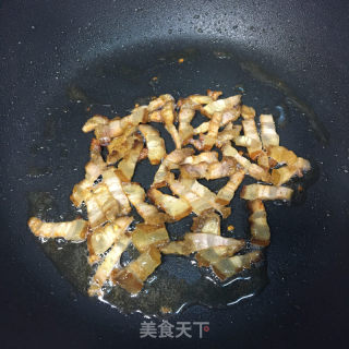 腊肉芥菜炒饭的做法步骤：3