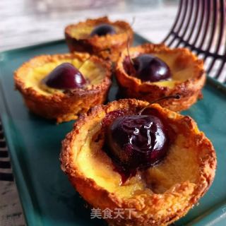 燕麦红薯车厘子蛋挞的做法步骤：18