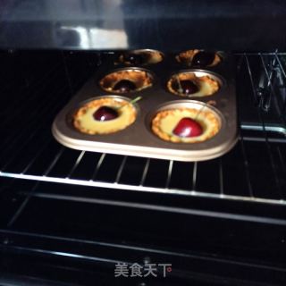 燕麦红薯车厘子蛋挞的做法步骤：16