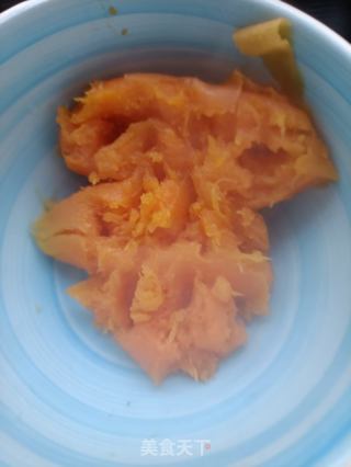 燕麦红薯车厘子蛋挞的做法步骤：3