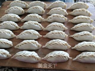荠菜莲藕鲜肉饺的做法步骤：9