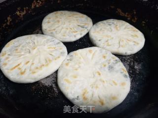红薯梗馅发面饼的做法步骤：12