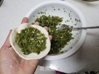 红薯梗馅发面饼的做法步骤：9