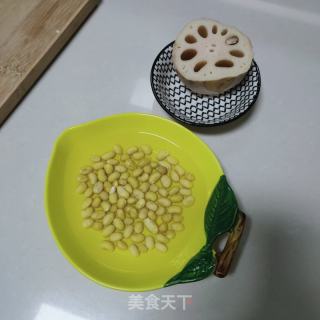 莲藕花生热饮的做法步骤：2