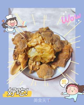 红烧大棒骨的做法步骤：7