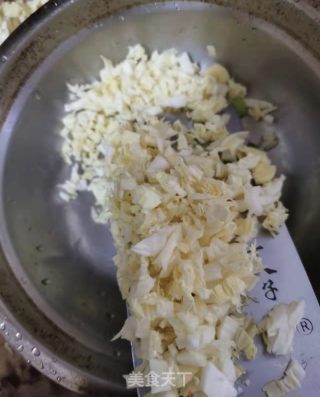 白菜葱花煎蛋的做法步骤：3