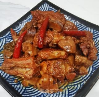 排骨炖花菇的做法步骤：18