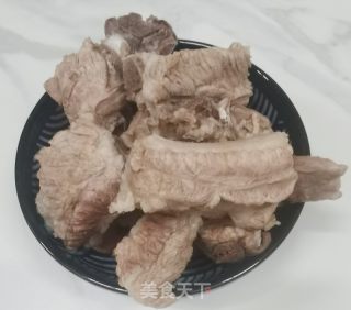 排骨炖花菇的做法步骤：5