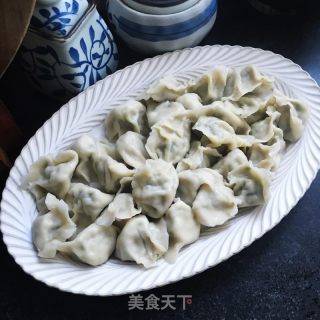 海参韭菜鲜肉水饺的做法步骤：12