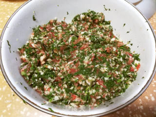 鲜肉荠菜莲藕生煎包的做法步骤：7