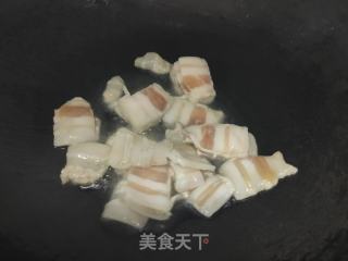 肉片白玉菇炒香芹的做法步骤：6