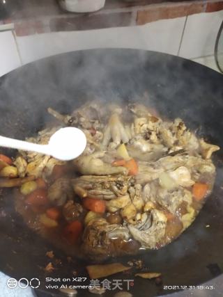 胡萝卜烧鸡肉的做法步骤：7