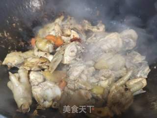胡萝卜烧鸡肉的做法步骤：6