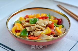 彩椒鸡胸片的做法步骤：8