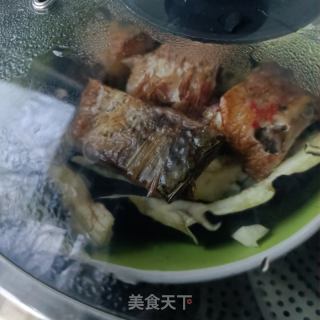 茄子蒸腊鱼的做法步骤：9