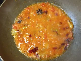 西红柿肉丝蒸卤面的做法步骤：15