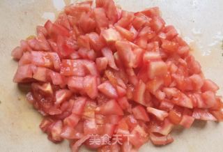 西红柿肉丝蒸卤面的做法步骤：12