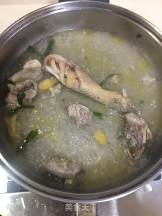 鸡汤浸迟菜心的做法步骤：5