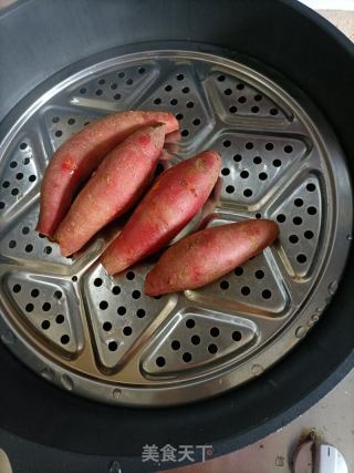 芝士焗红薯的做法步骤：1