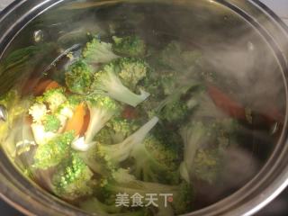 西蓝花拌腐竹的做法步骤：4