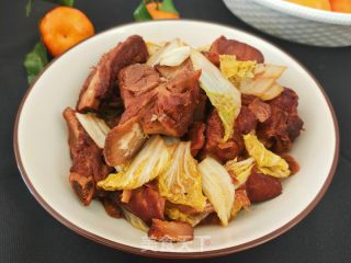 白菜烩排骨的做法步骤：9