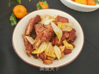白菜烩排骨的做法步骤：8
