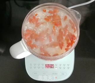 银耳酒酿雪梨甜汤的做法步骤：11