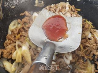 京葱炒肉丝的做法步骤：15