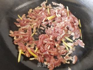 京葱炒肉丝的做法步骤：10