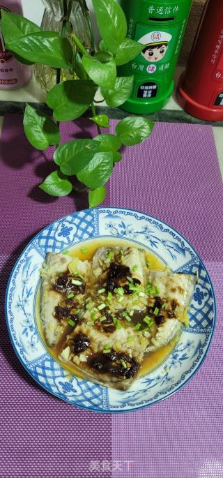 黄豆酱蒸鲭鱼的做法步骤：8