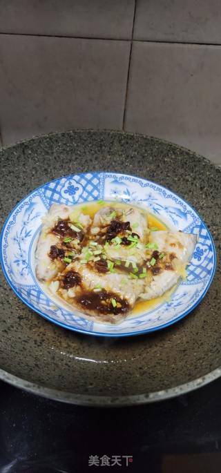黄豆酱蒸鲭鱼的做法步骤：6