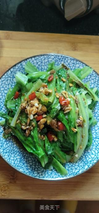 蒜香油麦菜的做法步骤：9