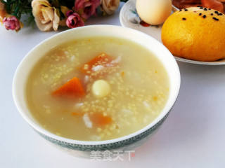 南瓜莲子二米粥的做法步骤：5